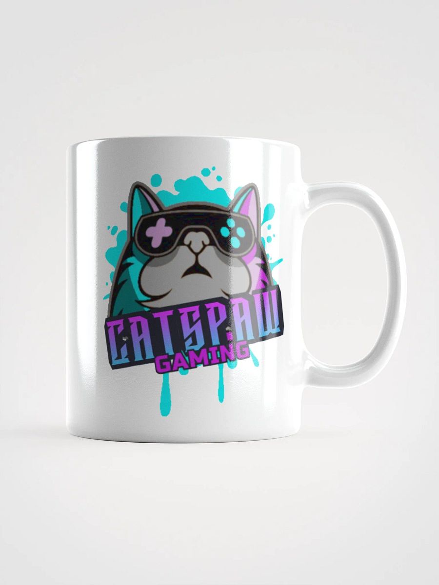 CatsPaw Gaming Logo White Glossy Mug 11 oz product image (5)