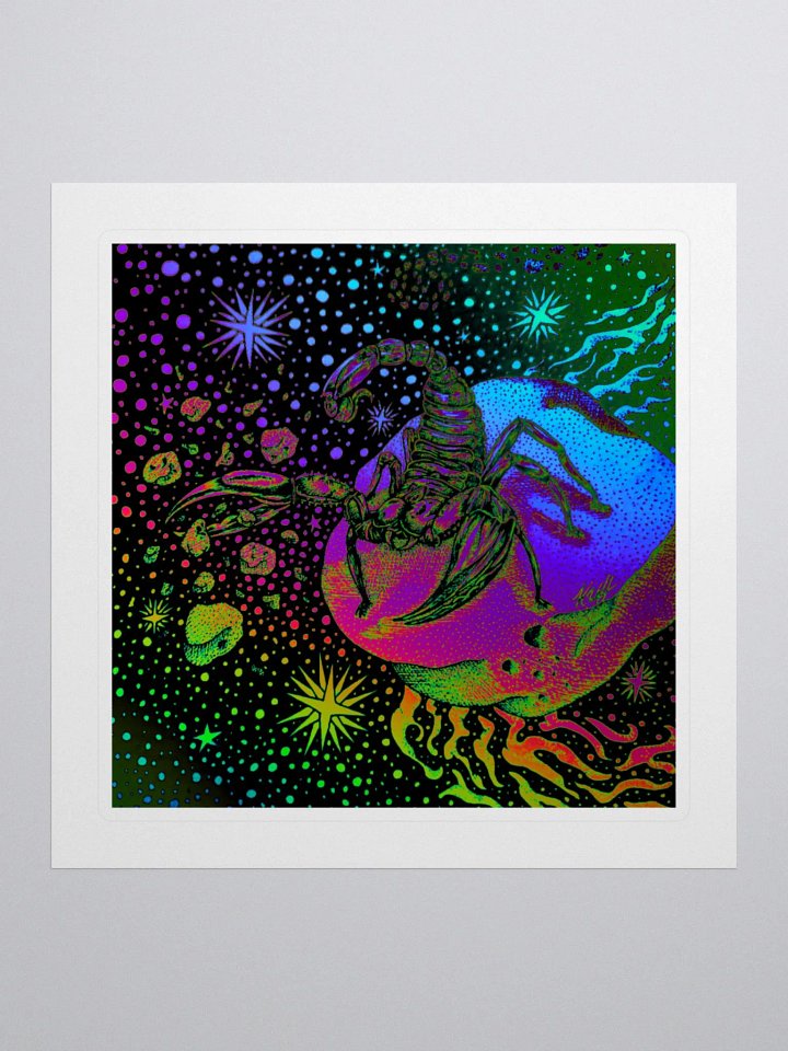 Limited Edition Scorpio Zodiac Kiss Cut Stickers product image (1)