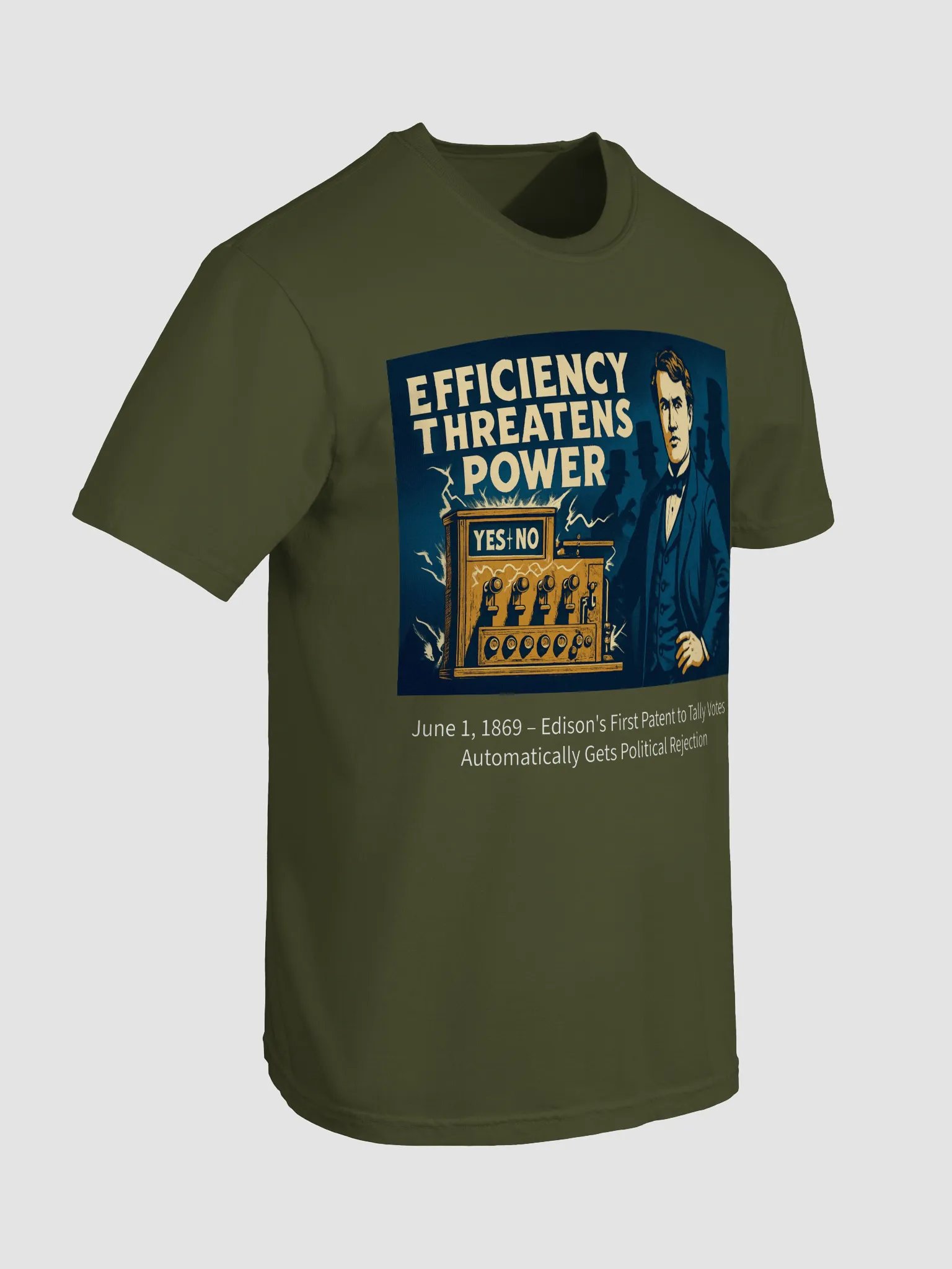 June 1 - Edison's Efficiency Threatens Power Vintage Tee product image (31)