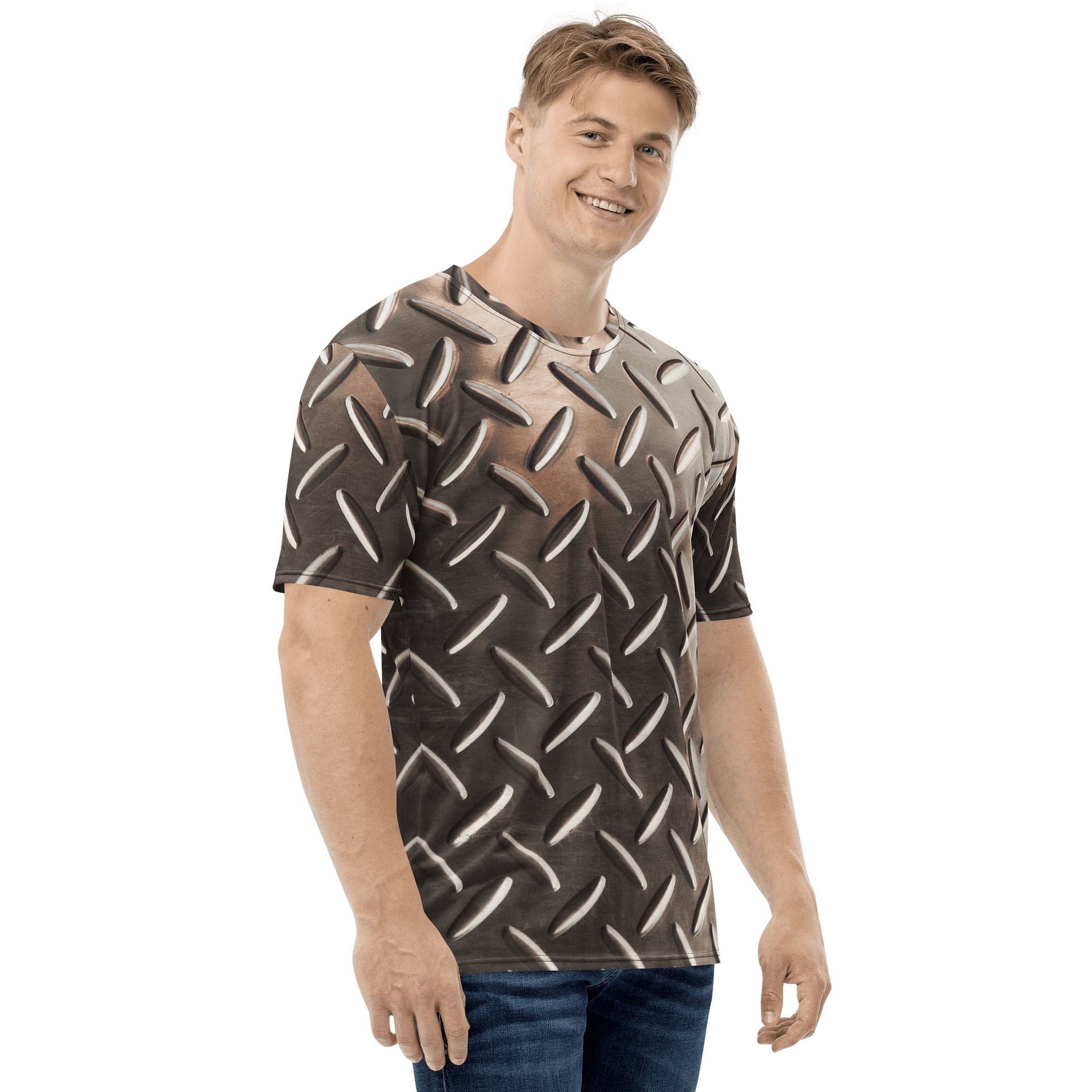 Diamond Plate Dreams All-Over Print T-Shirt product image (4)