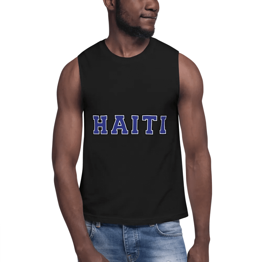 Haiti Varsity Muscle Tank product image (6)