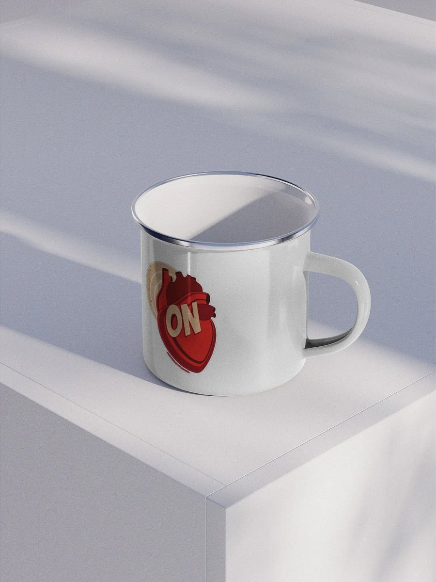Heart On Enamel Mug product image (2)