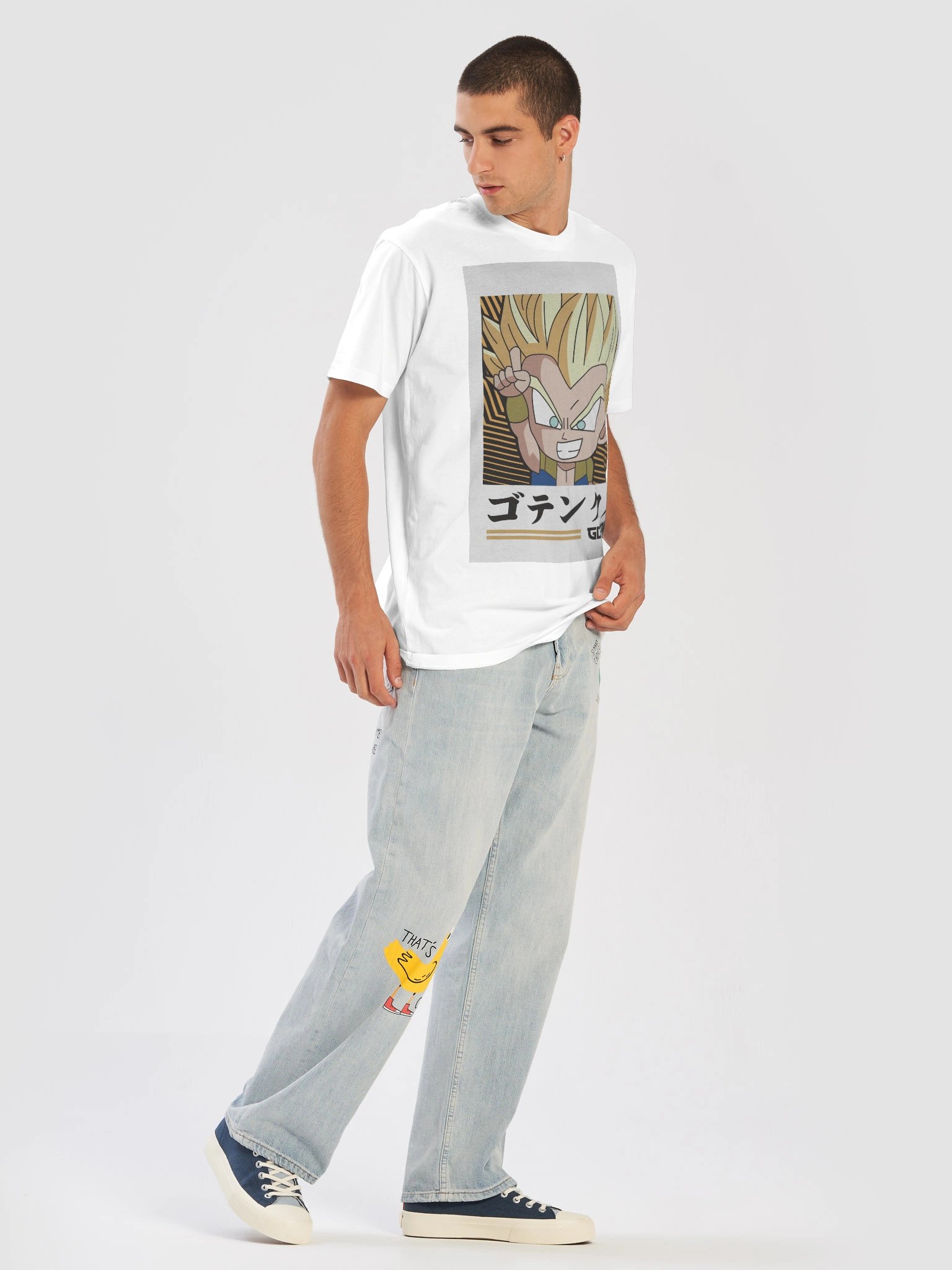 ⚡ Gotenks: One-Finger Knockout Tee product image (5)