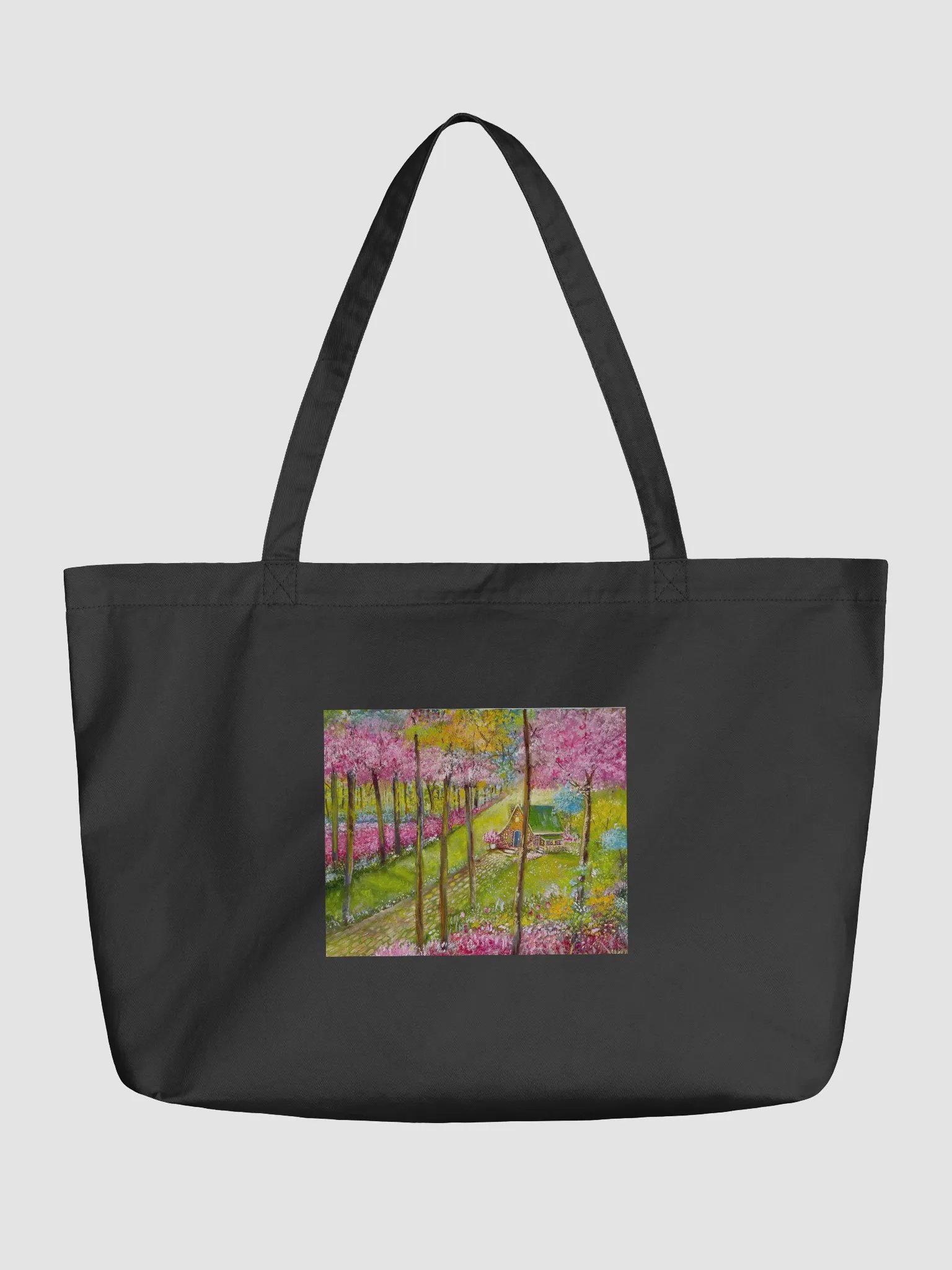 Blossom Retreat Organic Tote Bag product image (1)