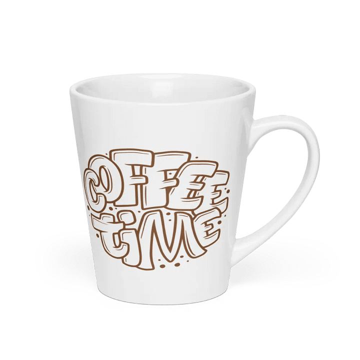 Coffee Time Latte Ceramic Mug  product image (1)