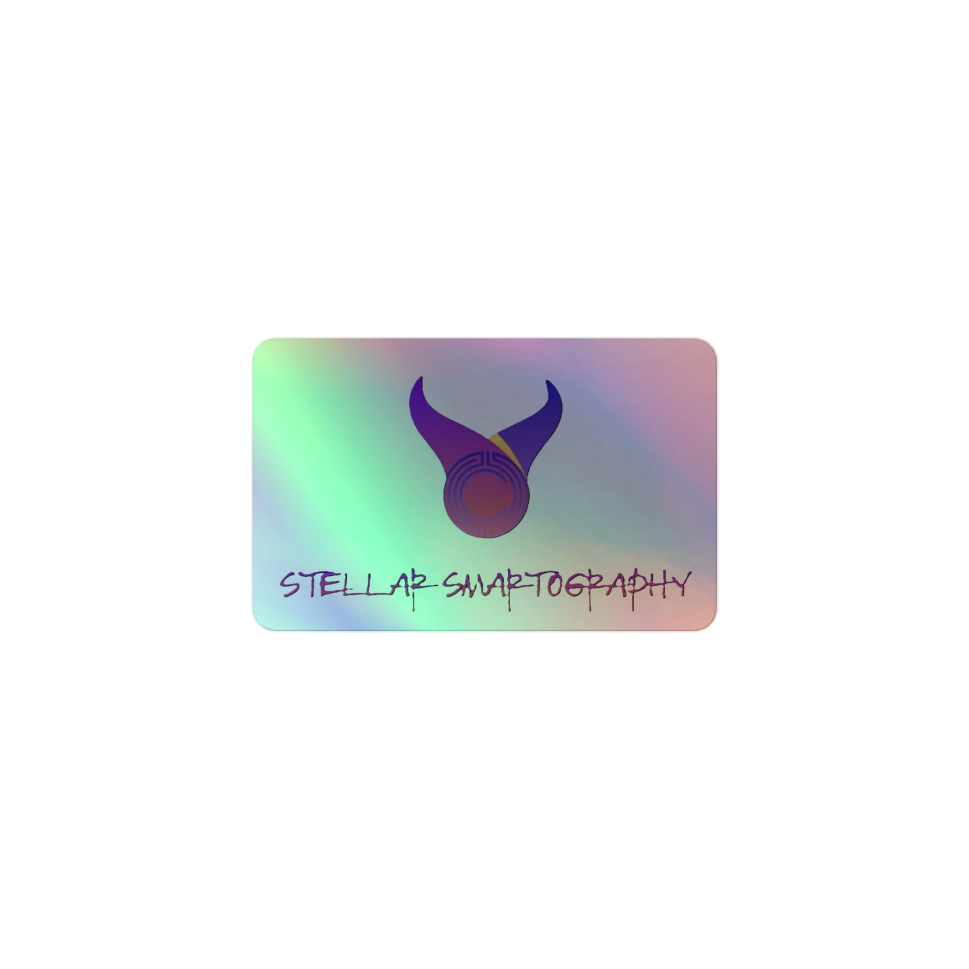 Stellar Smartography Holographic Sticker product image (1)