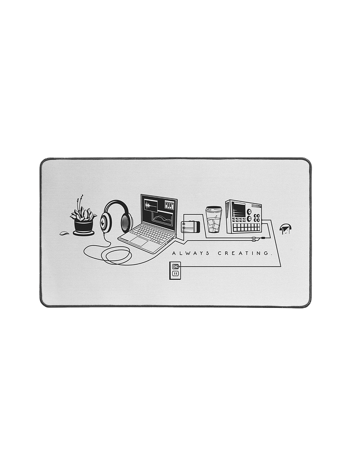 Always Creating: the Production Process desk mat product image (1)