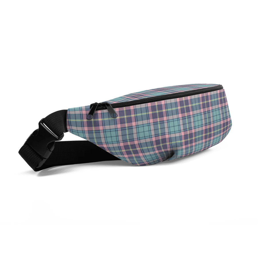 Light Green, Lavender, and Pink Plaid Fanny Pack product image (3)