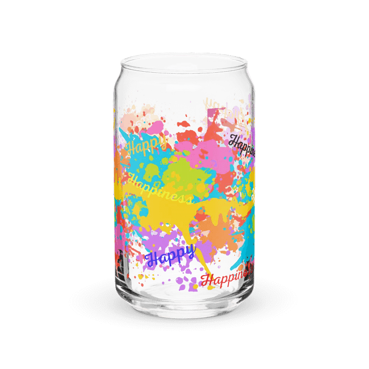 Motivational Design Happy-Happiness - Sipper Glass product image (2)