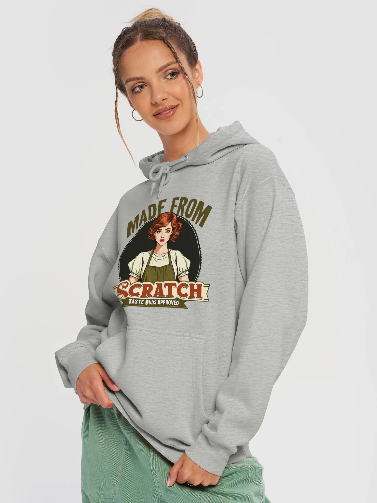 Made from Scratch Vintage Chef Hoodie product image (14)