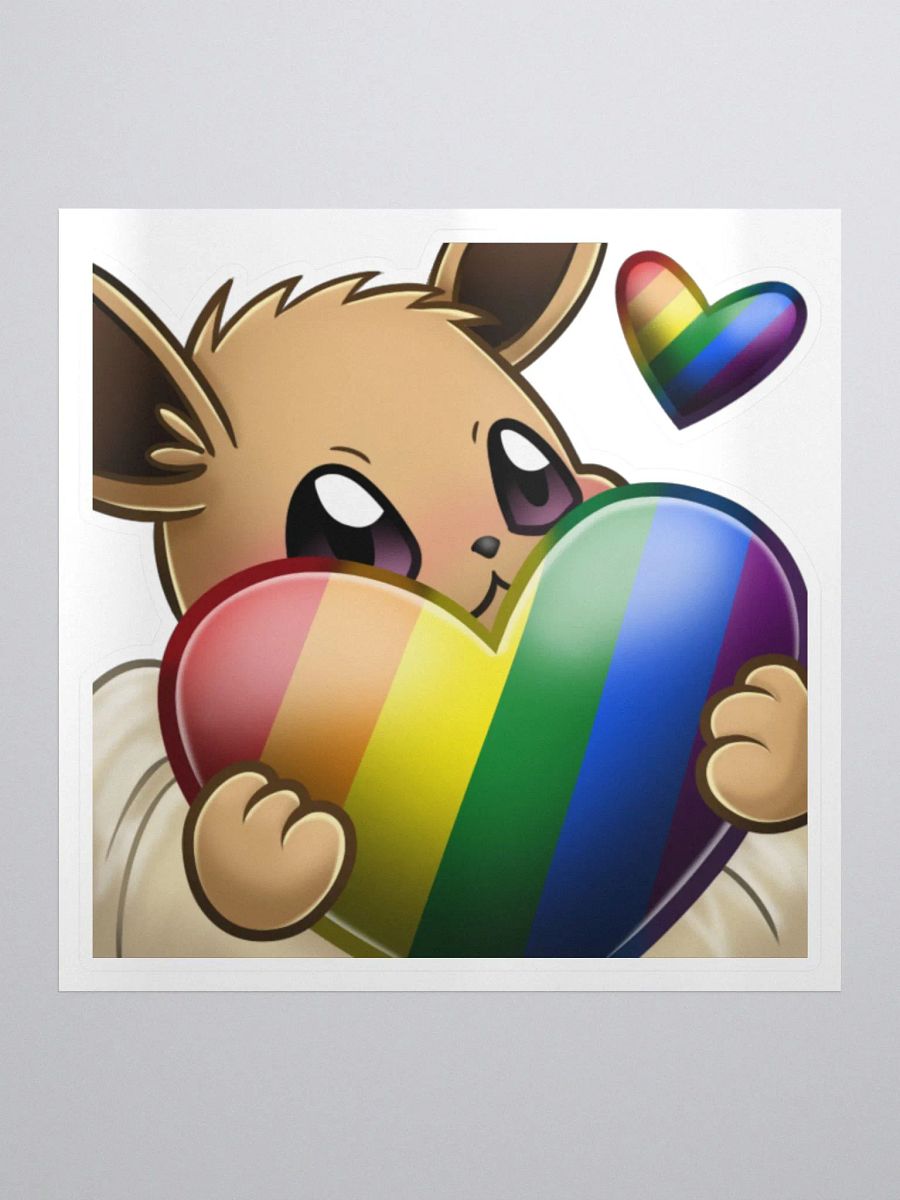 pride eevee emote sticker product image (3)