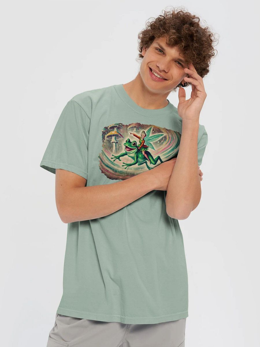 Whimsical Fairy and Frog Fantasy Comfort Colors T-Shirt product image (5)
