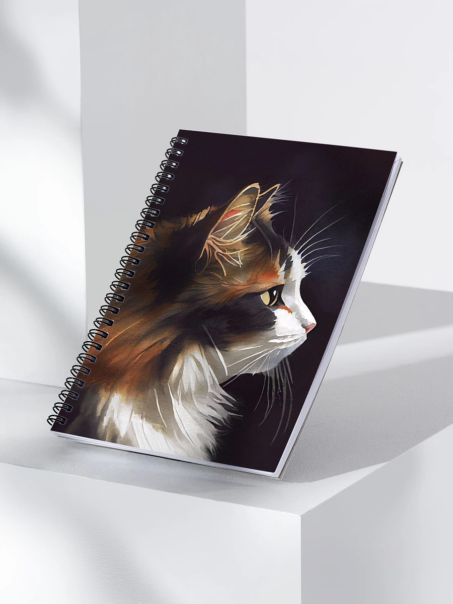 Sweet Kitty Profile - Calico Cat Spiral Notebook product image (3)