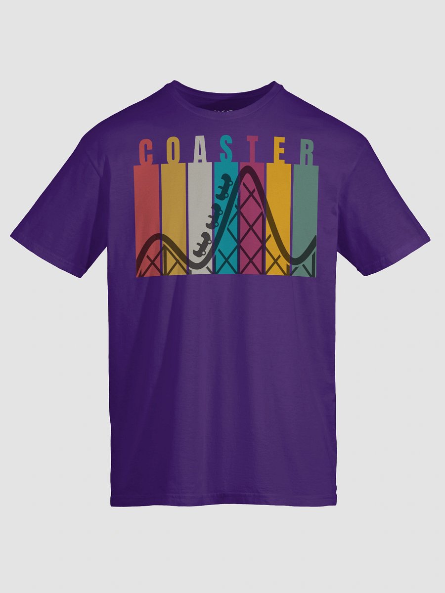 Coaster Vibes – Retro Roller Coaster Adventure Art product image (5)