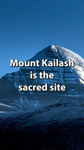 Did ancient architects build Mount Kailash? This mountain is the sacred site of the appearance of Shiva.

#shiva #mountkailas...