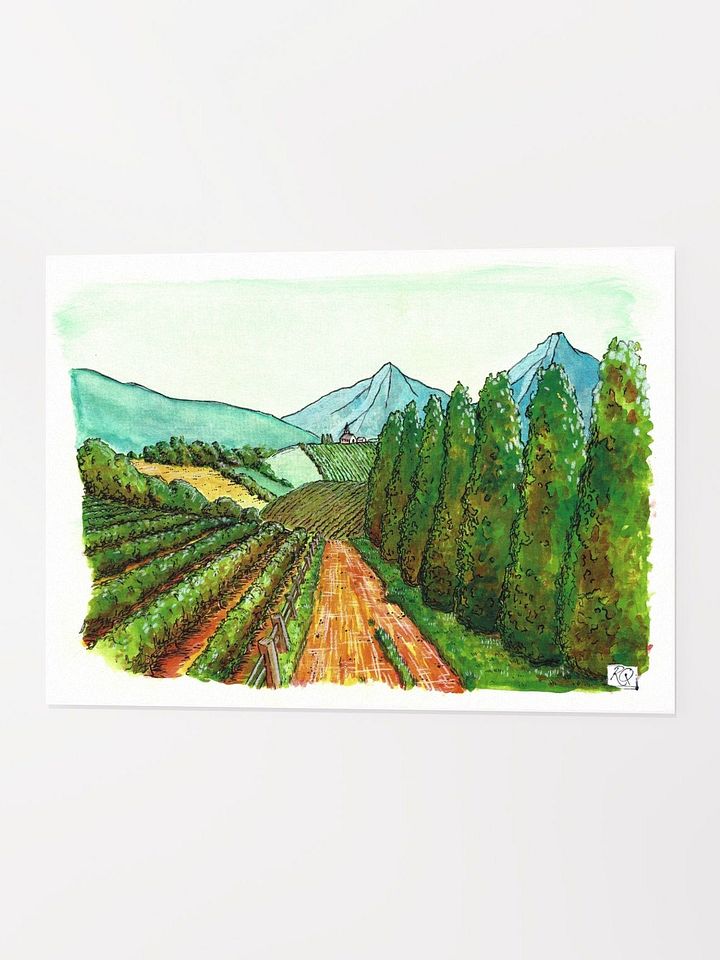 "The Land of Wine and Water" | Printed Artwork product image (1)