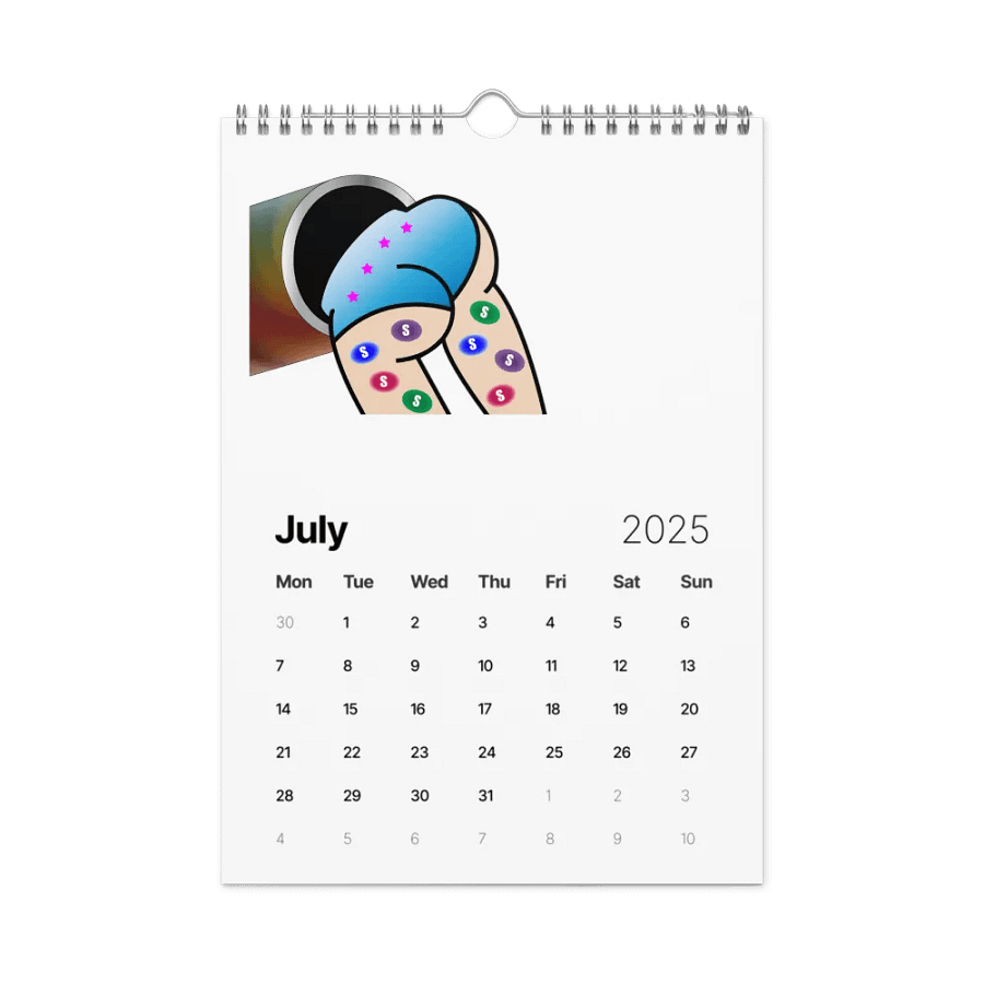 Skittle Butt 2025 Wall Calendar product image (7)