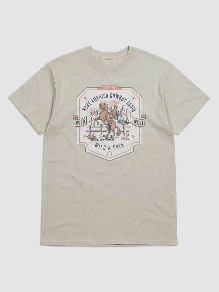 Cowboy Wild West Heavyweight T-shirt product image (25)