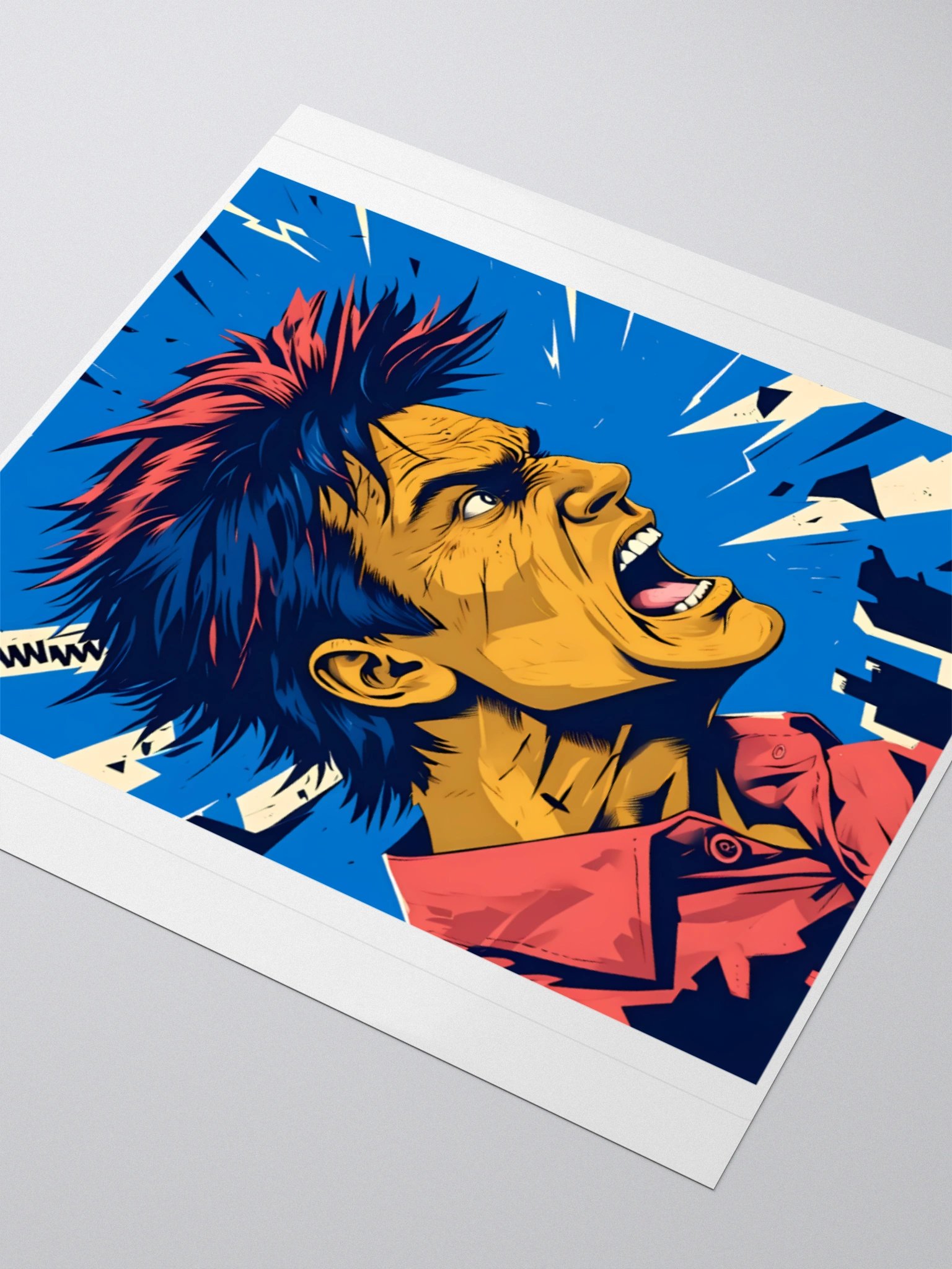 Screaming Rage | Rawww | Kiss Cut Sticker product image (8)