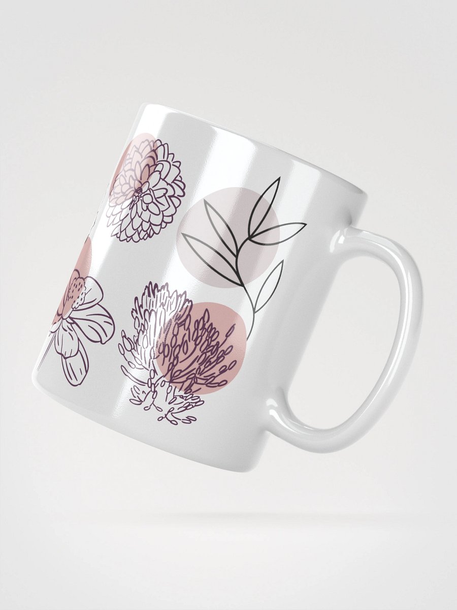 Mug Blanc - Rêverie Florale- Cadeau Floral Stylisé product image (2)