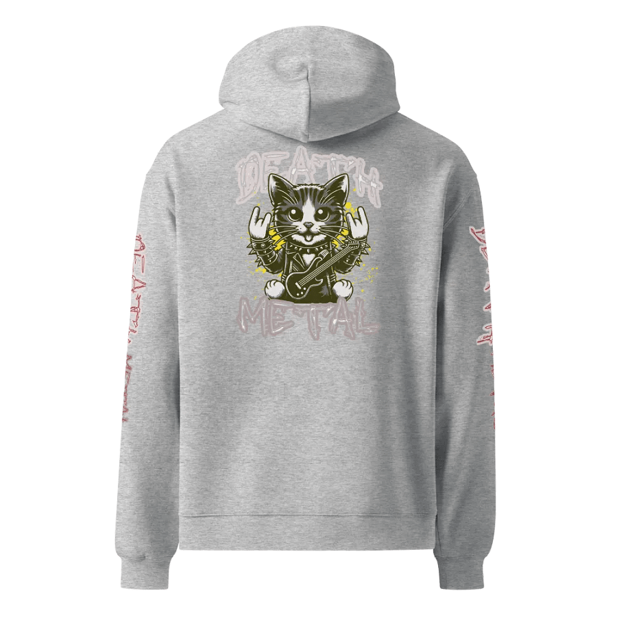 Rock 'n' Roll Feline Oversized Hoodie product image (13)