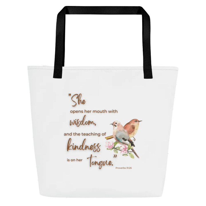 Wisdom & Kindness: All-Over Tote Bag product image (2)