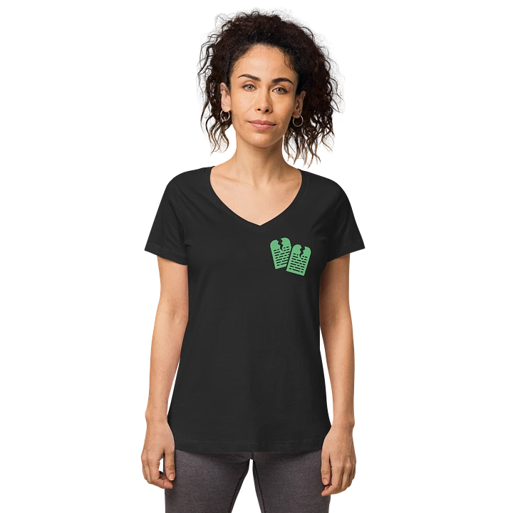 The Last Sorcerers Logo Women's Fitted V-Neck Tee product image (1)