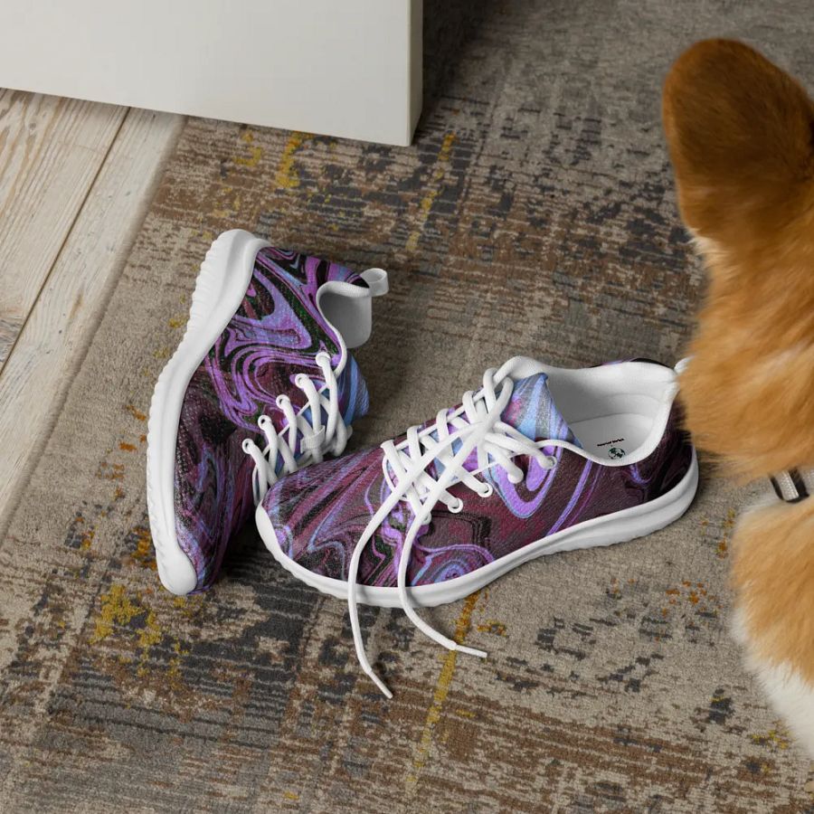 Psychedelic Swirl Women's Athletic Sneakers product image (7)