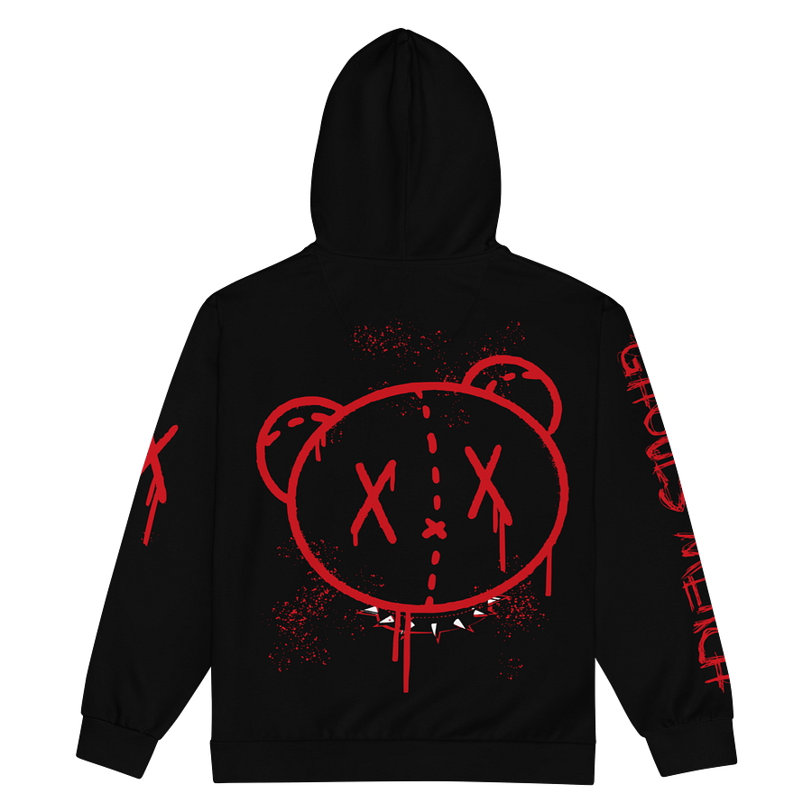 Graffiti Bear Zipper Hoodie product image (2)