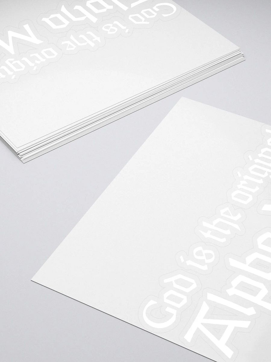 Alpha Male Sticker (White) product image (12)