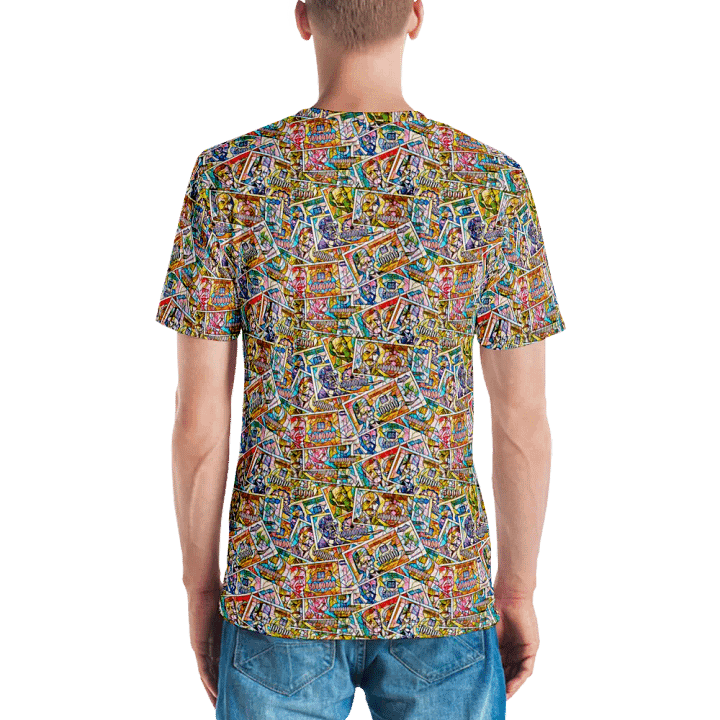 Jugoslovenski inflatorni dinar 1993 (Kolaž/mozaik) All-Over Print Crew Neck T-Shirt product image (2)