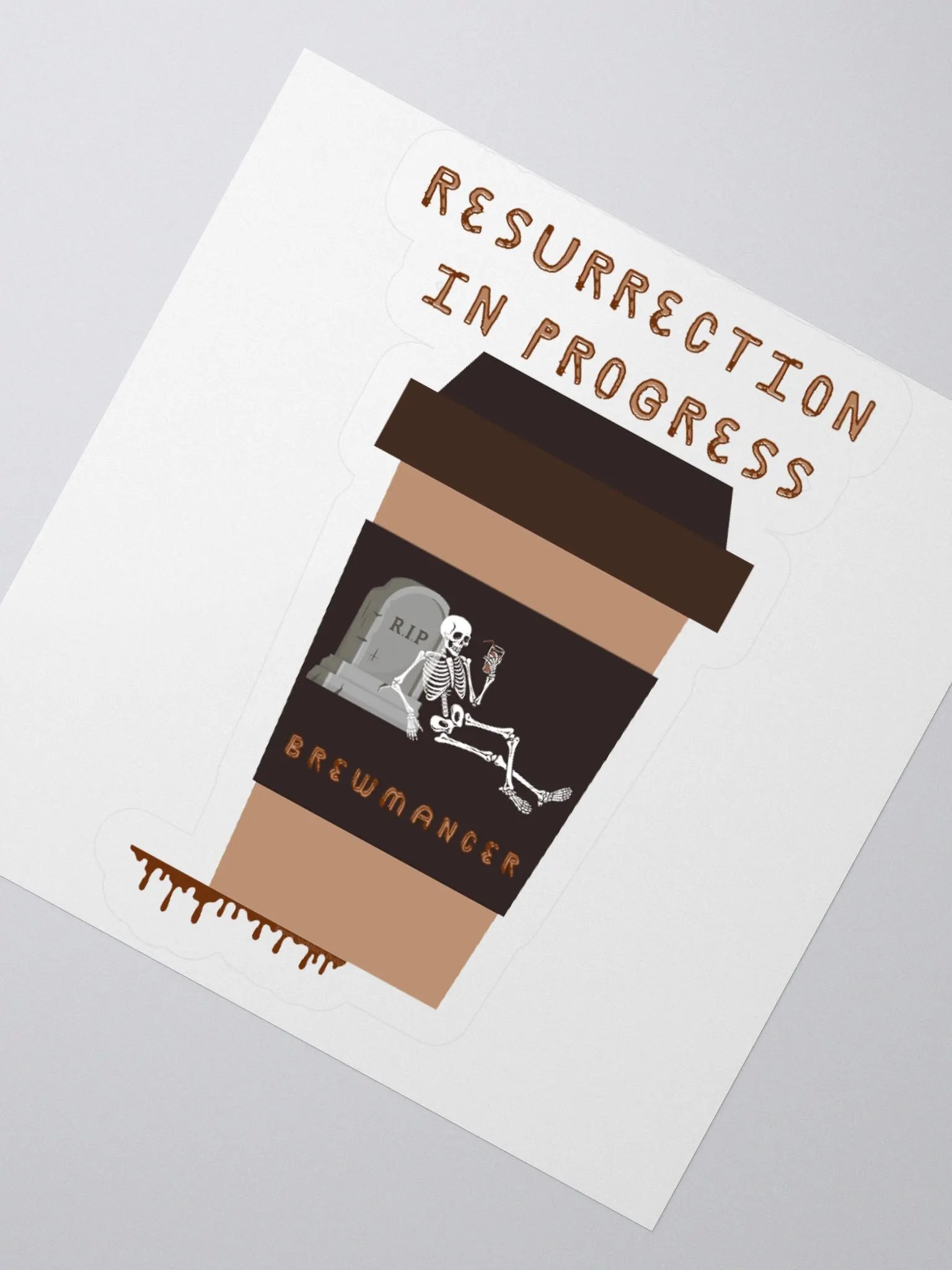 Resurrection in Progress (RIP) Sticker product image (6)