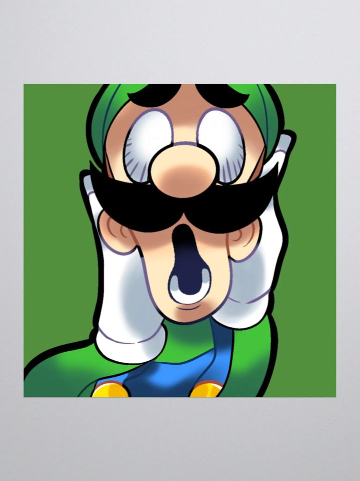 MARIOTHON LUIGI STICKER product image (1)