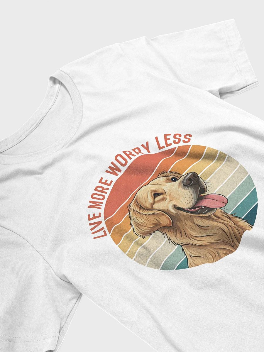 Golden Retriever Live More T-Shirt product image (4)