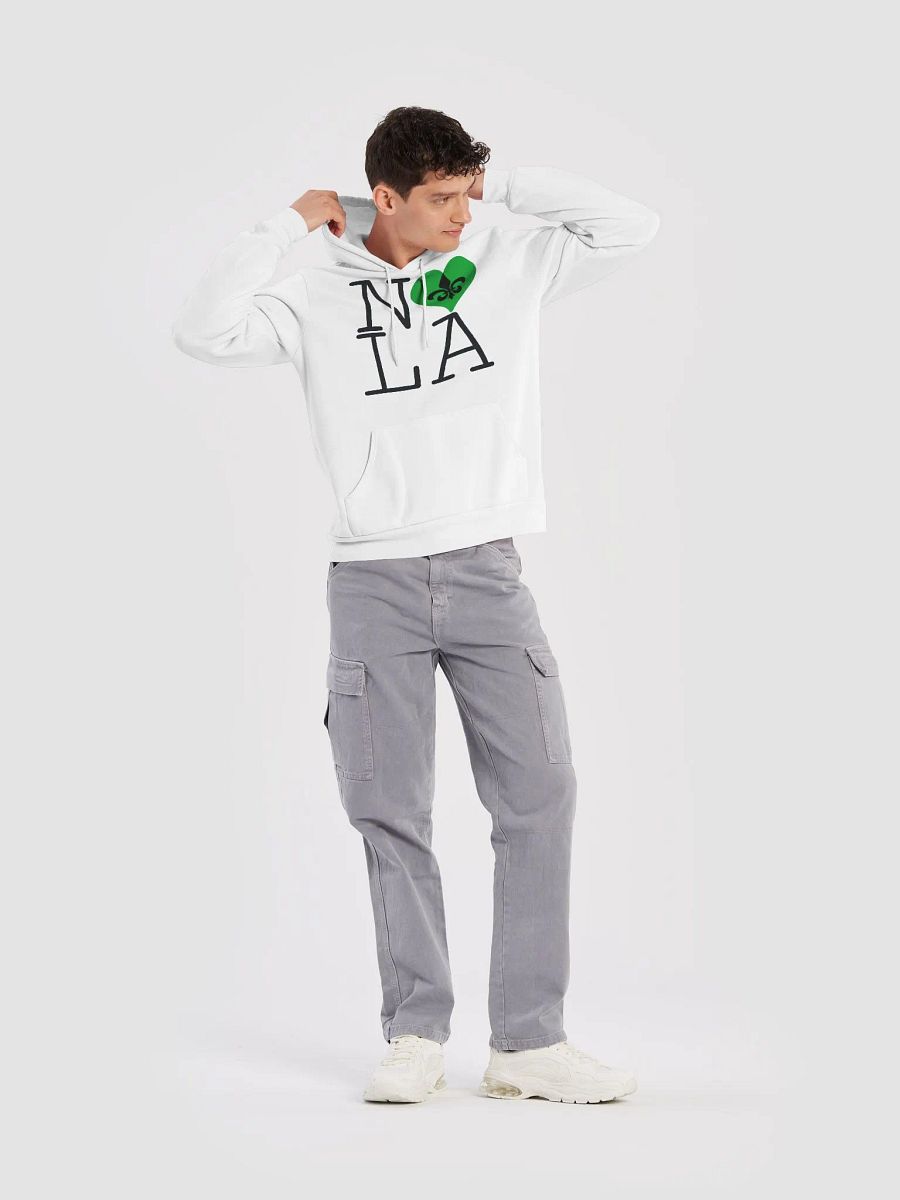 I LOVE NOLA **SUPERSOFT BIGSHOT HOODIE** (GREEN HEART) product image (38)