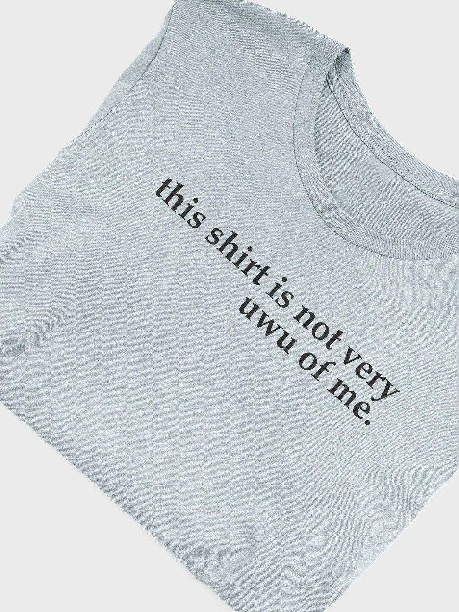 not very uwu unisex tee product image (21)