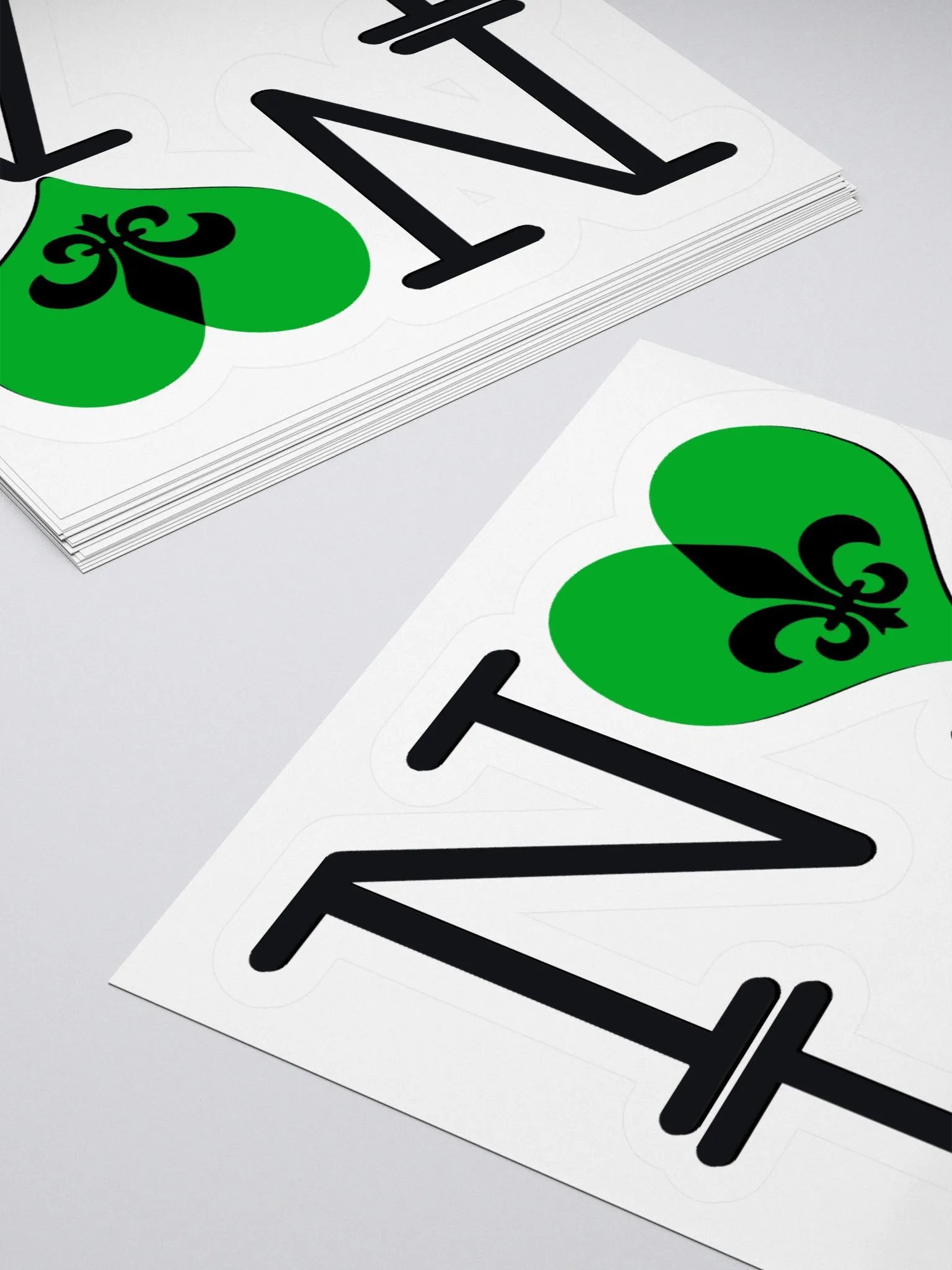 I LOVE NOLA **BIGSHOT STICKER** (GREEN HEART + IMAGE POP) product image (4)