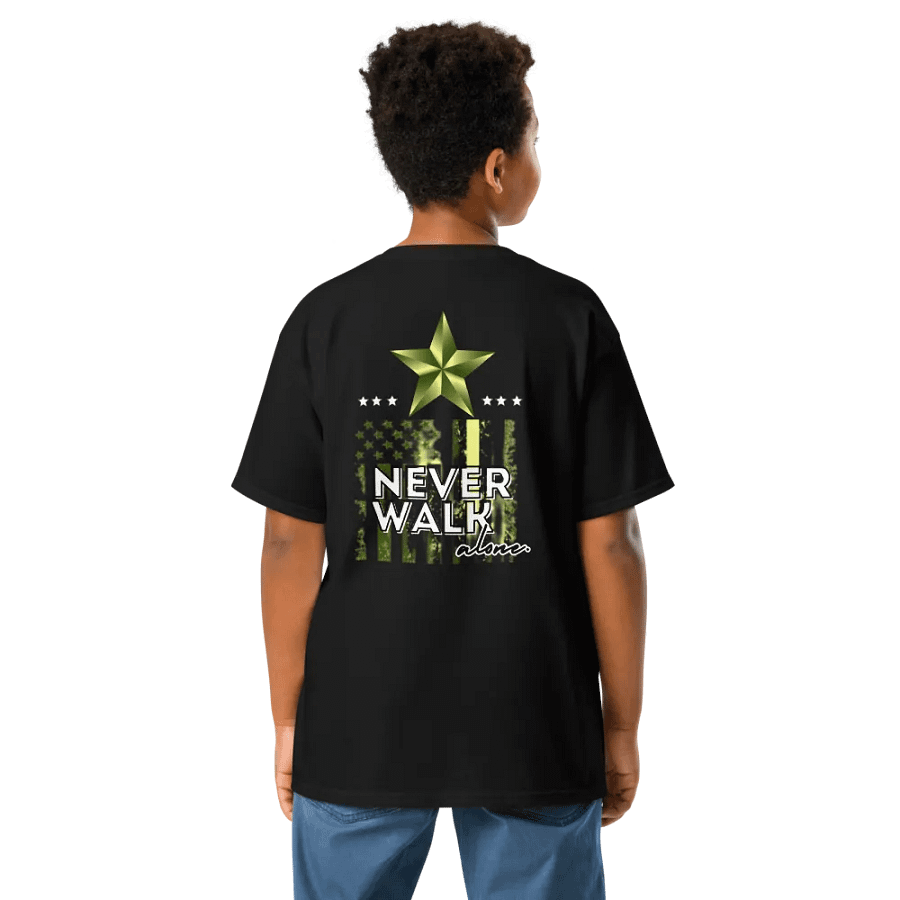 GREEN STAR KIDS NEVER WALK ALONE TEE product image (2)