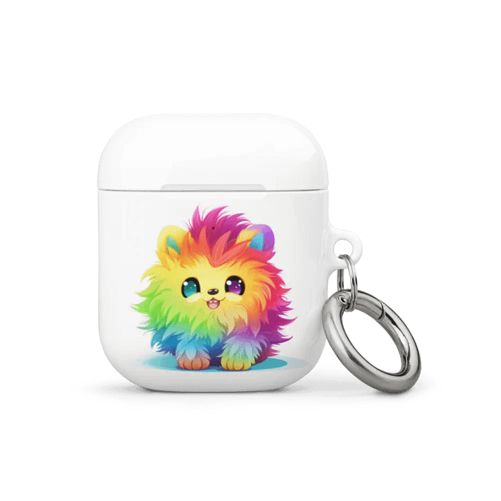 Fuzzy Ball of Love AirPods Gen1 and Gen2 Case product image (1)