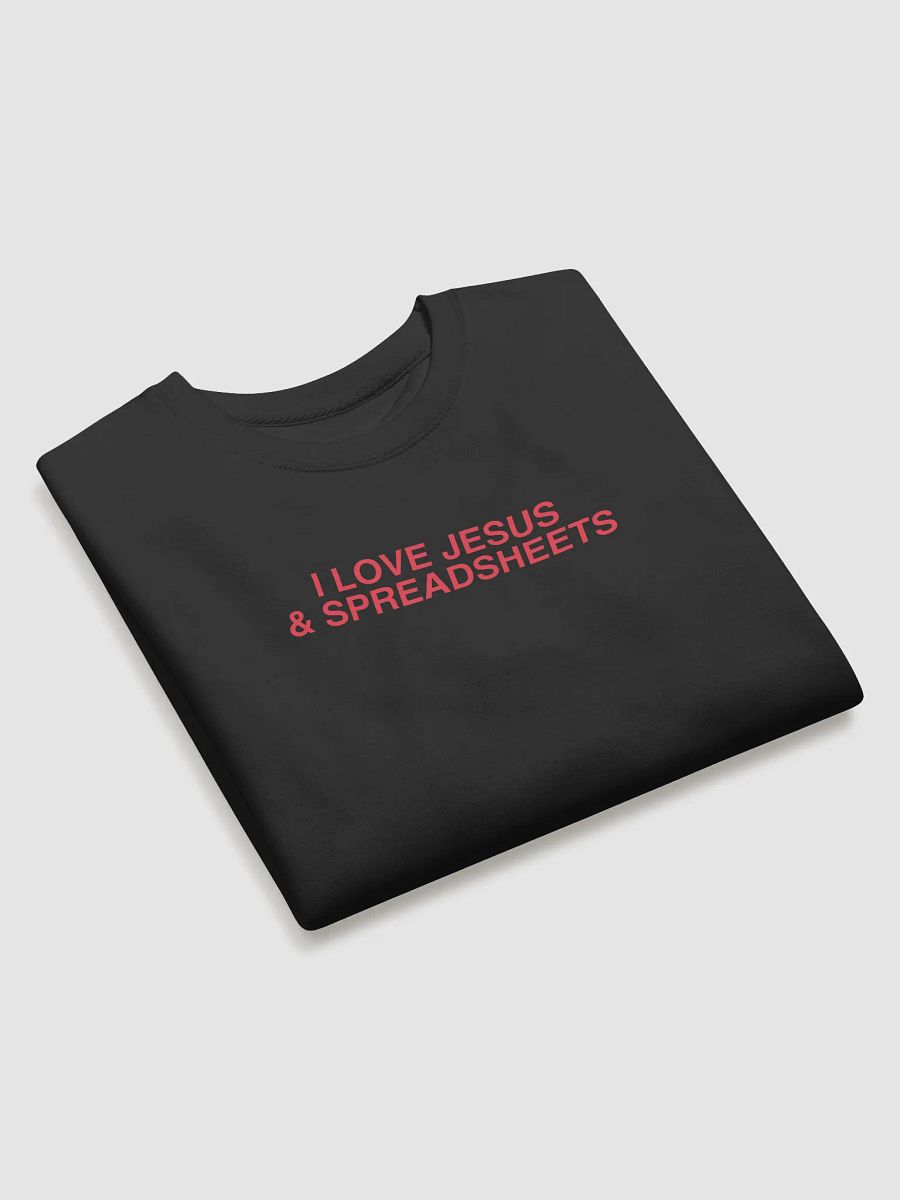 I Love Jesus & Spreadsheets Crewneck product image (3)