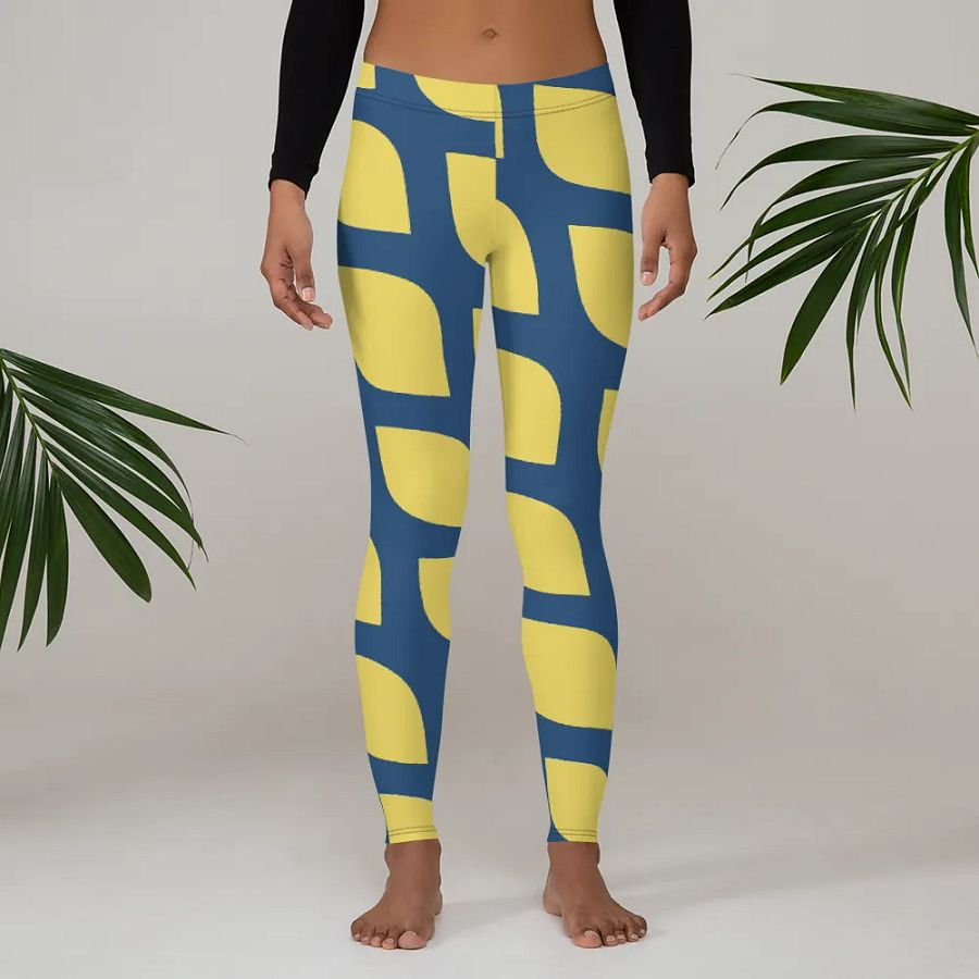 Leafy Blues All-Over Leggings product image (3)