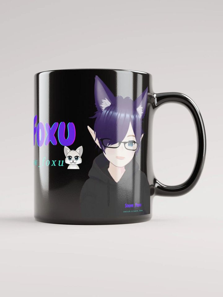 Snow_Foxu Avatar Glossy Black Mug product image (2)