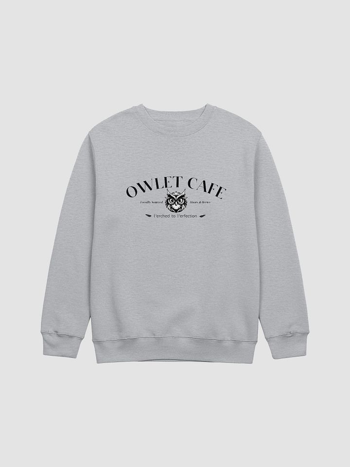 Owlet Cafe Crewneck - Black Lettering product image (2)