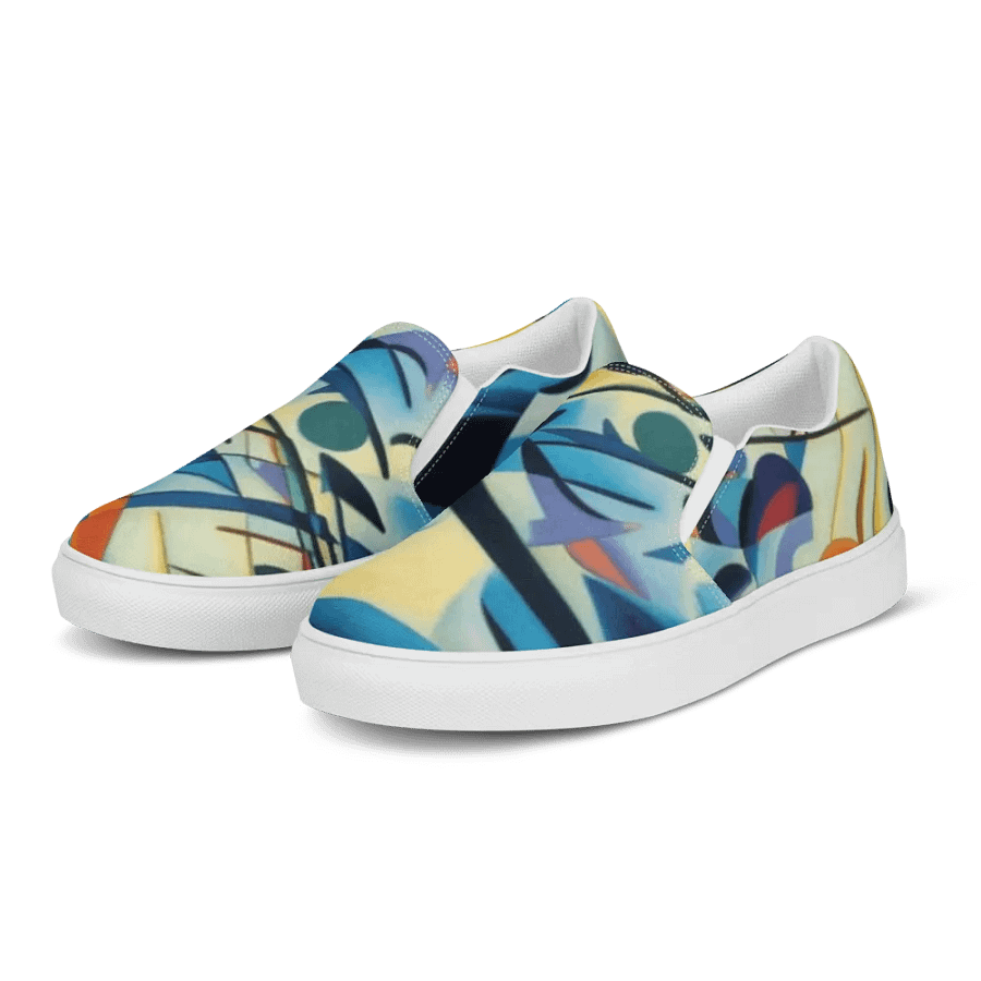 4-meter weather Vibrant Swirl Canvas Slip-Ons product image (5)
