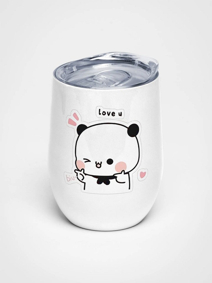 "Cute Panda Love Sticker – Adorable & Expressive Design" 🐼💖 product image (1)