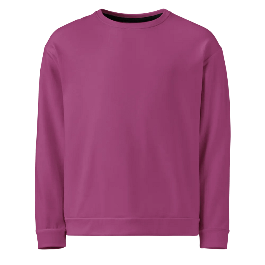 Plain Plum Purple True Summer Unisex Recycled Polyester Heavyweight Premium Sweatshirt by Treasure Pie product image (1)