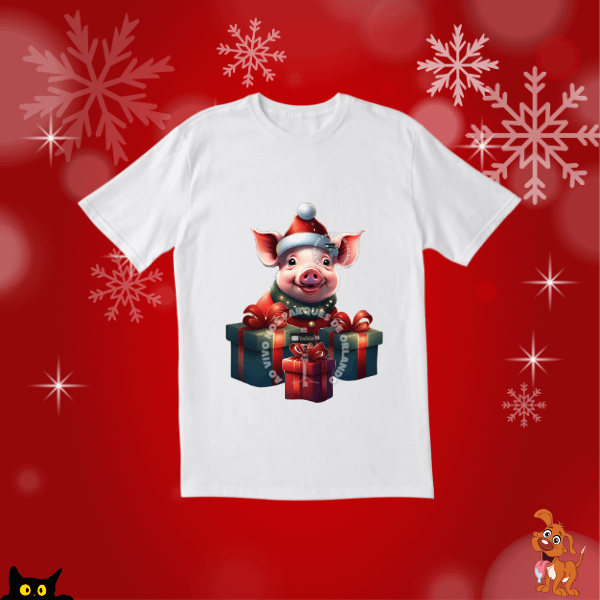 Christmas Pig 🐽 T-Shirt product image (1)