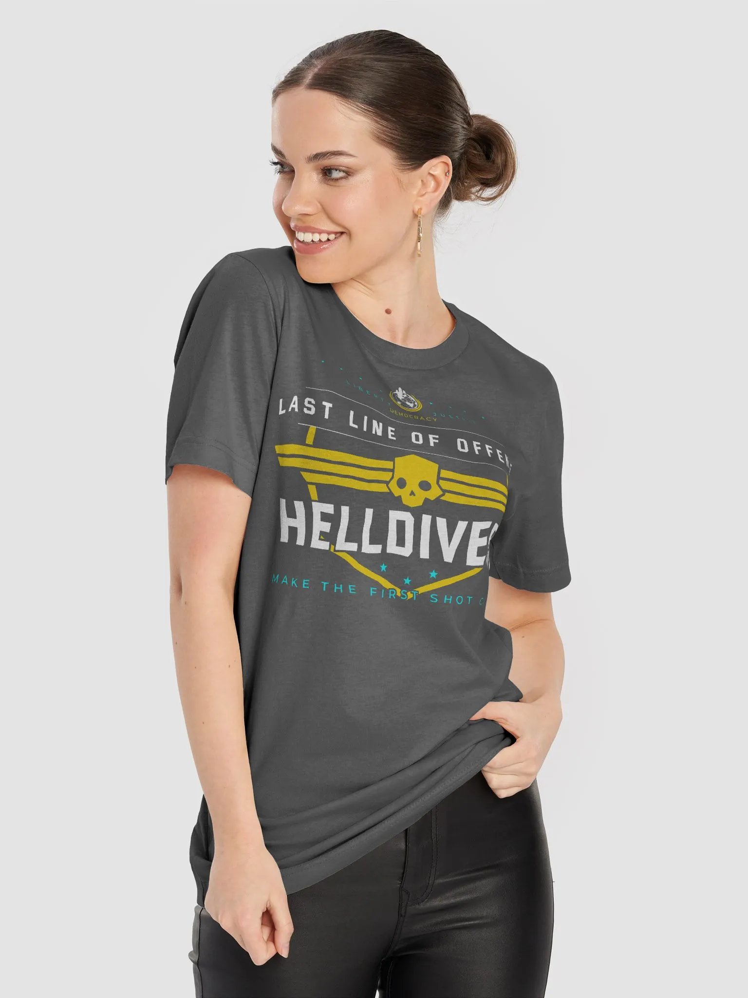 Helldivers 2 T-Shirt | Vintage Military Motto Crest product image (30)