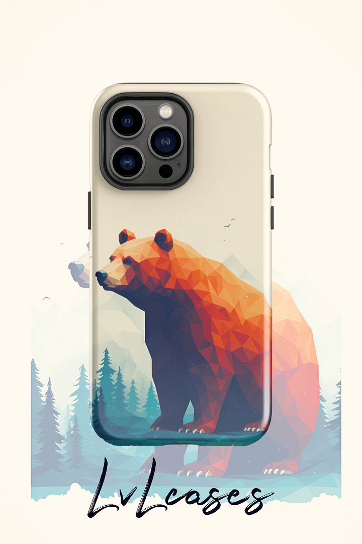 Poly Bear Tough iPhone Case product image (2)