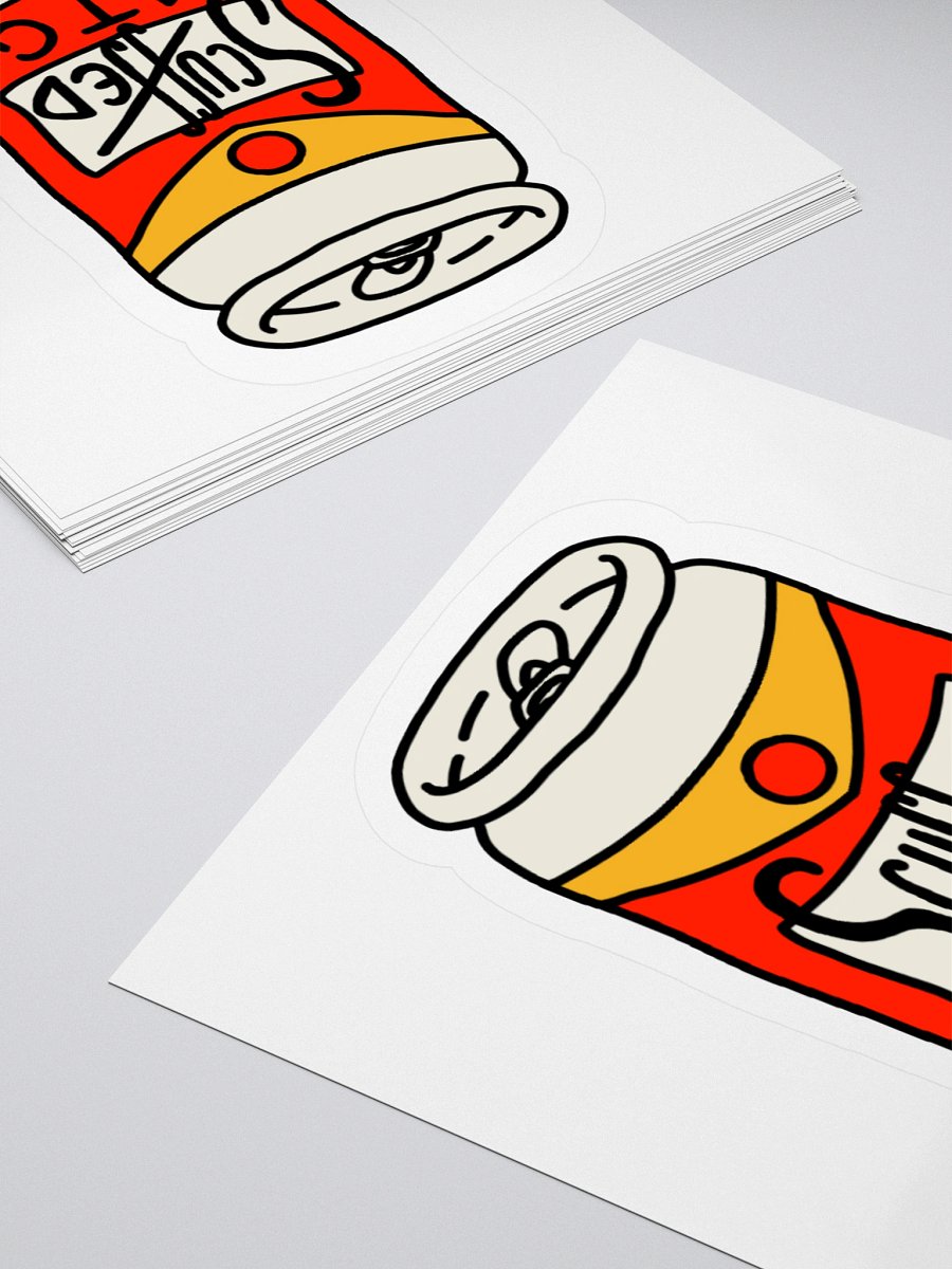Scuffed Beer Sticker product image (4)